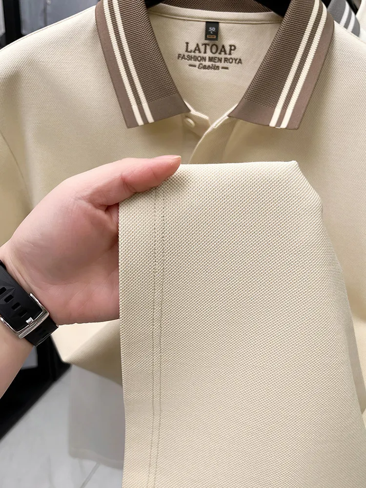 [LP] [Free BMW keychain🔑] 26 summer high-quality men's lapel short-sleeved POLO shirt, made of imported high-quality Xinjiang mercerized cotton fabric, with Breathable warmth retention properties. It feels very delicate and textured. All details are made with hardware crafts LOGO on the chest, which embodies the three-dimensional effect. It is in line with the brand's consistent design style. A fashionable and tasteful T-shirt with excellent upper body effect. ️It can be worn casually or for business, and it can be worn alone without any problem! Sizes: M-4XL (maximum weight can be worn), please state your height and weight when placing an order.